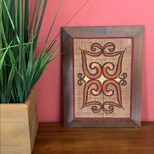 Vintage stitch art